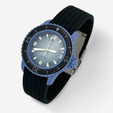 Ribbed rubber Blancpain x Swatch strap for the Scuba Fifty Fathoms
