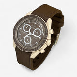 Textured premium rubber MoonSwatch strap for the Omega x Swatch
