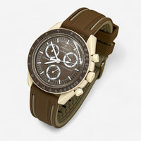 Two-band rubber MoonSwatch strap for the Omega x Swatch