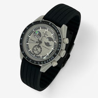 Ribbed rubber MoonSwatch strap for the Omega x Swatch