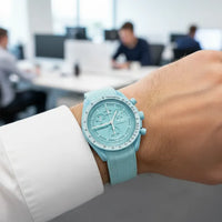 Premium rubber MoonSwatch strap for the Omega x Swatch