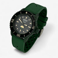 Checkered rubber Blancpain x Swatch strap for the Scuba Fifty Fathoms