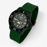 Blancpain x Swatch strap for the Scuba Fifty Fathoms Green Abyss