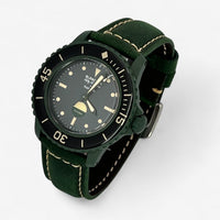 Light genuine leather Blancpain x Swatch strap for the Scuba Fifty Fathoms