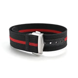 Premium canvas MoonSwatch strap for the Omega x Swatch