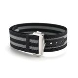 Premium canvas MoonSwatch strap for the Omega x Swatch