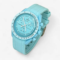 Premium rubber MoonSwatch strap for the Omega x Swatch