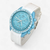 Premium rubber MoonSwatch strap for the Omega x Swatch