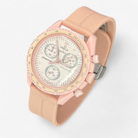 Grooved quick-release rubber MoonSwatch strap for the Omega x Swatch