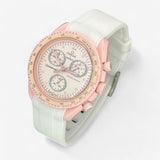 Textured premium rubber MoonSwatch strap for the Omega x Swatch