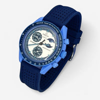 MoonSwatch strap for the Super Blue Moonphase
