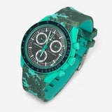 Military rubber MoonSwatch strap for the Omega x Swatch