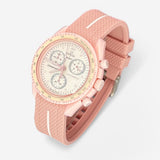 Single-pass premium rubber MoonSwatch strap for the Omega x Swatch