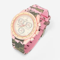 Military rubber MoonSwatch strap for the Omega x Swatch