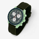 Premium perforated rubber MoonSwatch strap for the Omega x Swatch