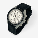 Textured premium rubber MoonSwatch strap for the Omega x Swatch