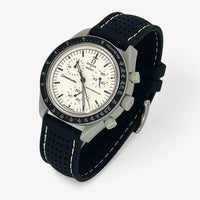 Premium perforated rubber MoonSwatch strap for the Omega x Swatch