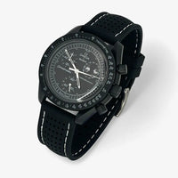 Premium perforated rubber MoonSwatch strap for the Omega x Swatch