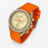 Premium rubber MoonSwatch strap for the Omega x Swatch