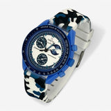 MoonSwatch strap for the Super Blue Moonphase