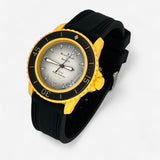 Two-band rubber Blancpain x Swatch strap for the Scuba Fifty Fathoms