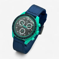 Smooth NATO MoonSwatch strap for the Omega x Swatch