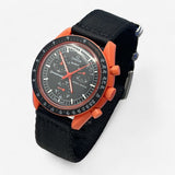 Smooth NATO MoonSwatch strap for the Omega x Swatch