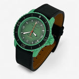 Textured genuine leather Blancpain x Swatch strap for the Scuba Fifty Fathoms