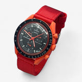 Plain NATO MoonSwatch strap for the Omega x Swatch