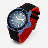 Rubber and nylon Blancpain x Swatch strap for the Scuba Fifty Fathoms