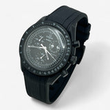 Textured premium rubber MoonSwatch strap for the Omega x Swatch