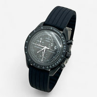 Ribbed rubber MoonSwatch strap for the Omega x Swatch