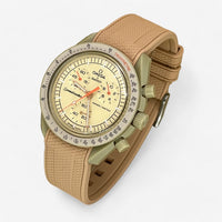 Textured premium rubber MoonSwatch strap for the Omega x Swatch