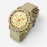 Textured premium rubber MoonSwatch strap for the Omega x Swatch