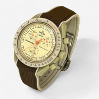 Premium quick-release rubber MoonSwatch strap for the Omega x Swatch