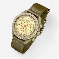 Smooth NATO MoonSwatch strap for the Omega x Swatch