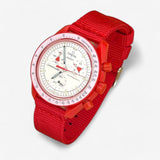 Plain NATO MoonSwatch strap for the Omega x Swatch