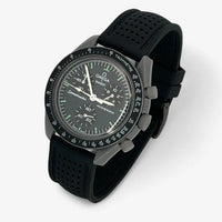 Premium perforated rubber MoonSwatch strap for the Omega x Swatch