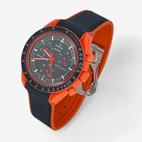 Premium quick-release rubber MoonSwatch strap for the Omega x Swatch