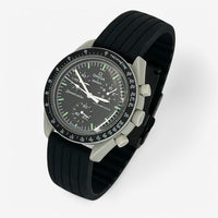 Ribbed rubber MoonSwatch strap for the Omega x Swatch