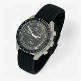 Ribbed rubber MoonSwatch strap for the Omega x Swatch