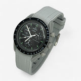 Textured premium rubber MoonSwatch strap for the Omega x Swatch