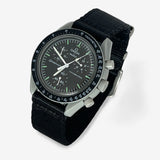 Smooth NATO MoonSwatch strap for the Omega x Swatch