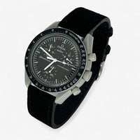 Light genuine leather MoonSwatch strap for the Omega x Swatch