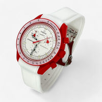 Premium quick-release rubber MoonSwatch strap for the Omega x Swatch