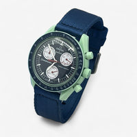 Smooth NATO MoonSwatch strap for the Omega x Swatch
