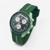 Single-band rubber MoonSwatch strap for the Omega x Swatch