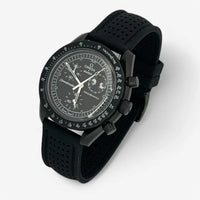 Premium perforated rubber MoonSwatch strap for the Omega x Swatch