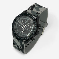Military rubber MoonSwatch strap for the Omega x Swatch