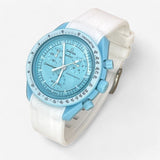 Textured premium rubber MoonSwatch strap for the Omega x Swatch